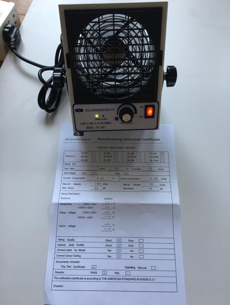Ionizing loft aðdáandi