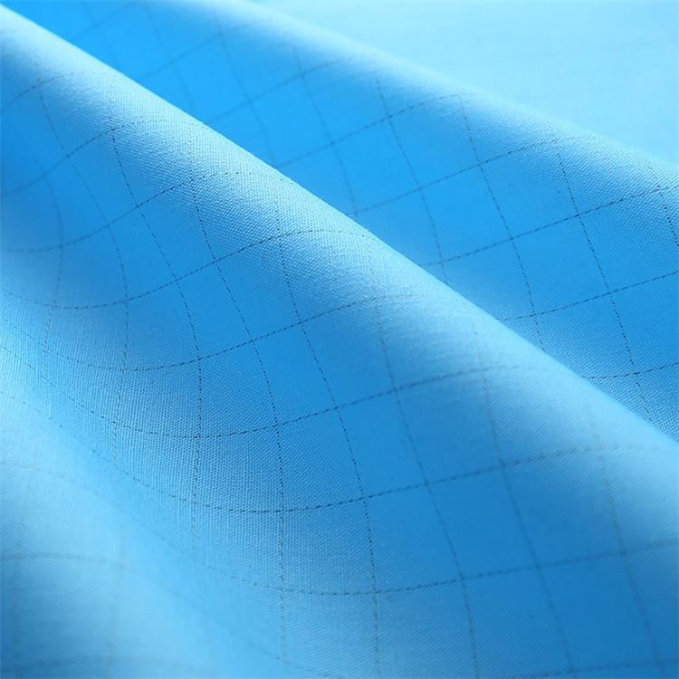 blue esd fabric